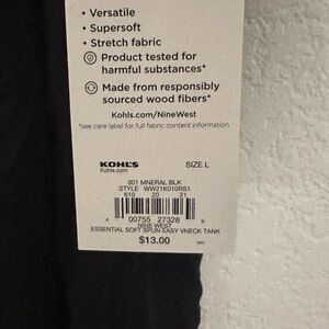 2 pieces Sonoma Tank Top Womens Size L Nine West